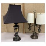 2 lamps