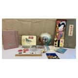 1937 Ithaca yearbook, Japanese wall hanging,