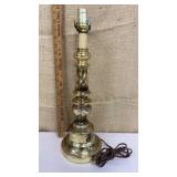 Brass table lamp
