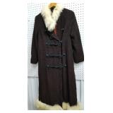 Spencer Sport vintage long coat w/fur lined