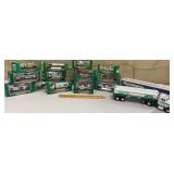 Box of Hess trucks in their original boxes