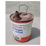 American oil can