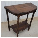 Half round Inlaid end stand 23"12"24"