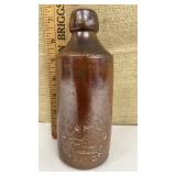 James Howard stoneware beer bottle