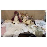 Collection of dolls - many quite old