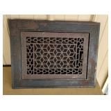 Floor register with surround 18"14"