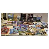 Large lot of Travel books and magazines ,