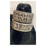 2 sterling rings