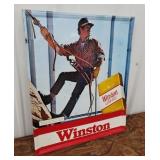 Winston cigarettes sign 17"22"