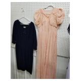 5 vintage dresses, 1 jacket