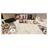 Sony DVD player with DVDs