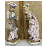 Pair of porcelain French figures