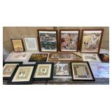 Box of art/frames