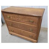 Spoon carved dresser 39"17"34"