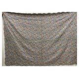 Vintage floral quilt approx 92"x68"