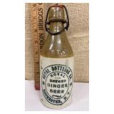 Royal Bottling Rochester NY stoneware beer bottle
