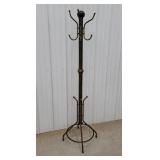 Brass hall tree 72"t