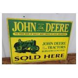 John Deere sign 15"11"