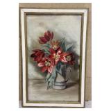 Artist signed painting on canvas- stoneware