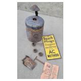Advertising - AC Spark plug cleaner