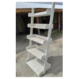 Open white display shelf 34"17"68"