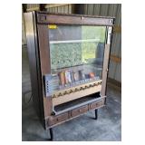 Candy vending machine no keys some money in it