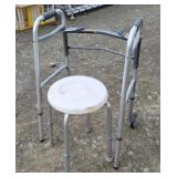 Walker, stool