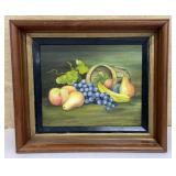 Emmy Lou signed painting on canvas - still life