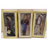 3 Large Effanbee dolls -John Wayne & Mae West 1982