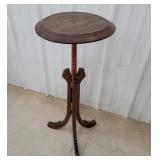 Walnut fern stand 31"