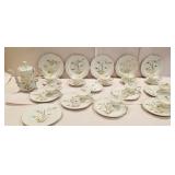 Lefton luncheon set, with teapot