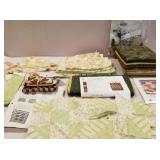 Fabric square pieces for quilt , and fabric