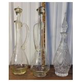 3 decanters