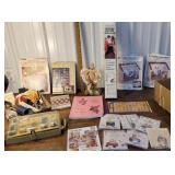 Box crafting and sewing - incl strange doll