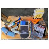 Paint supplies, hardware, bird, etc