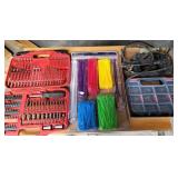 Bit set, zip ties, hardware