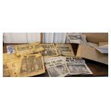 Box interesting newspapers - Kennedy