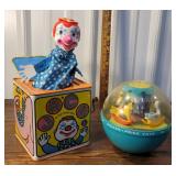 Mattel working Jack in The box and Fisher-Price