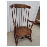 Stenciled Boston  rocker