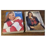 2 thick Sears catalogs - 1993