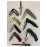 Pocket knives etc