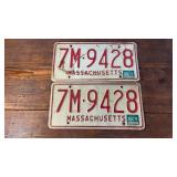 74 MA license plates