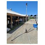 Aluminum folding construction sign holder