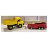Tonka trucks - metal mighty Tonka and metal fire