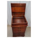 4 drawer lift top sewing stand 15"13"27"