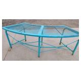 38x16 mesh park bench