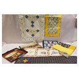 Beautiful table runners, hot mats, walker cadys &