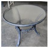 Patio table cast aluminum 24x19