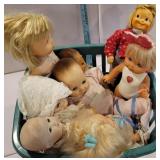Basket of dolls