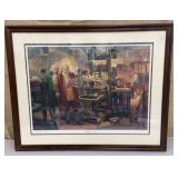 Signed & numbered framed print We the